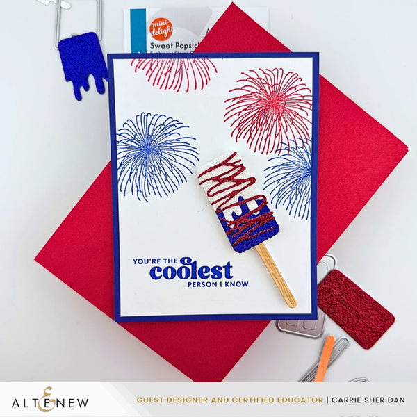 Altenew Mini Delight: Sweet Popsicles Stamp & Die Set