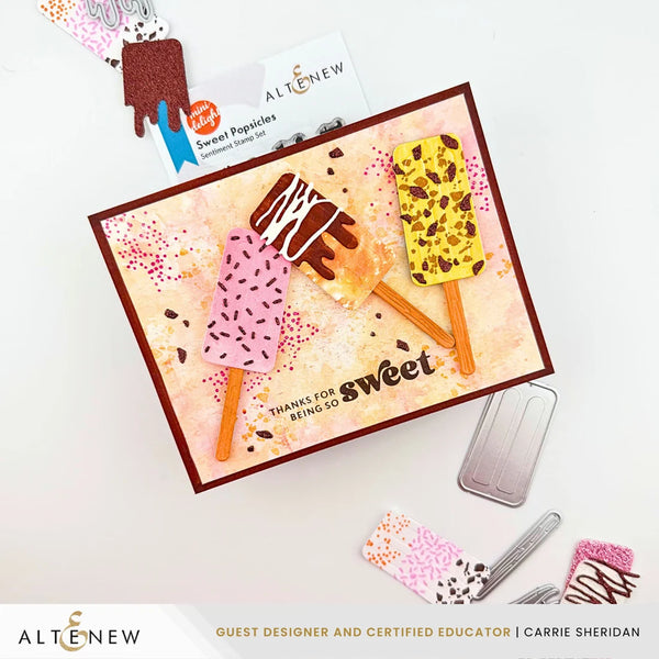 Altenew Mini Delight: Sweet Popsicles Stamp & Die Set
