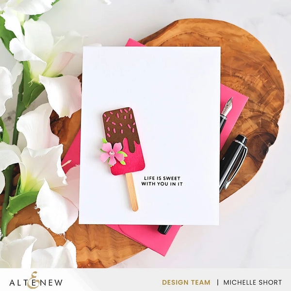 Altenew Mini Delight: Sweet Popsicles Stamp & Die Set
