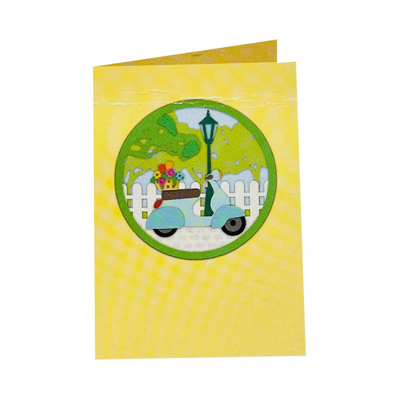 Poppy Crafts Cutting Dies 3D Scene Set Moped