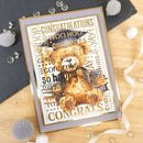 Hunkydory Moonstone Dies - Congratulations Background Panel*