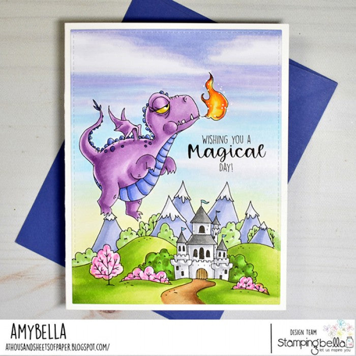 Stamping Bella Cling Stamp - Fairytale Backdrop*