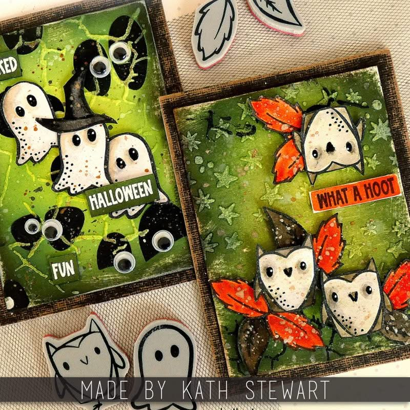 Tim Holtz Cling Stamps 7"X8.5" Tiny Frights*