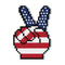 Diamond Dotz Diamond Stickers - Peace