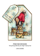 Pink Ink Designs King Kong Merrily On High A5 clear stamp set