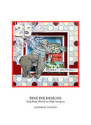 Pink Ink Designs King Kong Merrily On High A5 clear stamp set