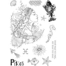 Pink Ink Designs Pisces The Empath A5 clear stamp set