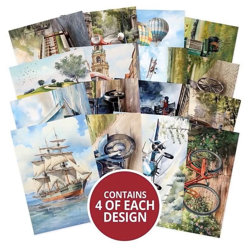 Hunkydory Pocket Pad - Classic Transport
