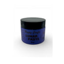 Blue jar of Poppy Crafts Shimmer Paste on a white background