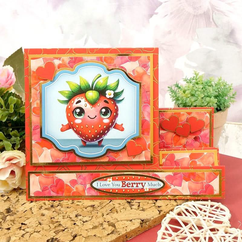 Hunkydory Pun-tastic Topper Sheet - Puns of Love