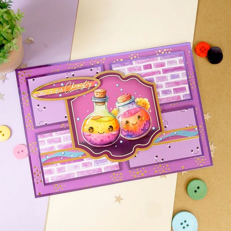 Hunkydory Pun-tastic Topper Sheet - Puns of Love