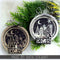 Tim Holtz Cling Stamps 7"X8.5" Festive Print*