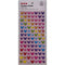 Poppy Crafts Puffy Sticker - Rainbow Hearts 2*
