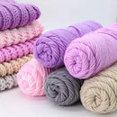 Poppy Crafts Soft Yarn 100g 3 Pack - Soft Grey