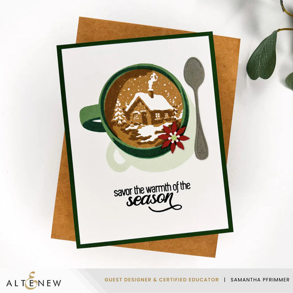 Altenew Scenes In A Sip Stamp Set