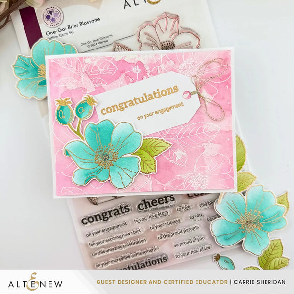 Altenew One-Go: Briar Blossoms Botanical Embossing Folder