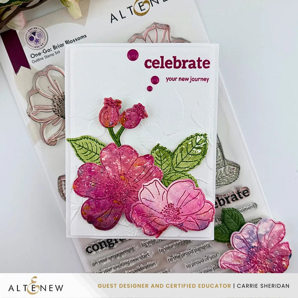 Altenew One-Go: Briar Blossoms Botanical Embossing Folder