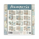 Stamperia Scrapbooking Printed Pad 8" x 8" 10 Sheets - White Christmas