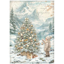 Stamperia Rice Paper Selection A4 Set of 6 - White Christmas