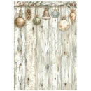 Stamperia Rice Paper Sheet A6 Selection Set of 8 - White Christmas