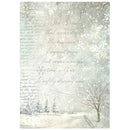 Stamperia Rice Paper Sheet A6 Selection Set of 8 - White Christmas