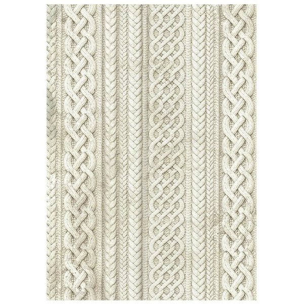 Stamperia Rice Paper Sheet A6 Selection Set of 8 - White Christmas