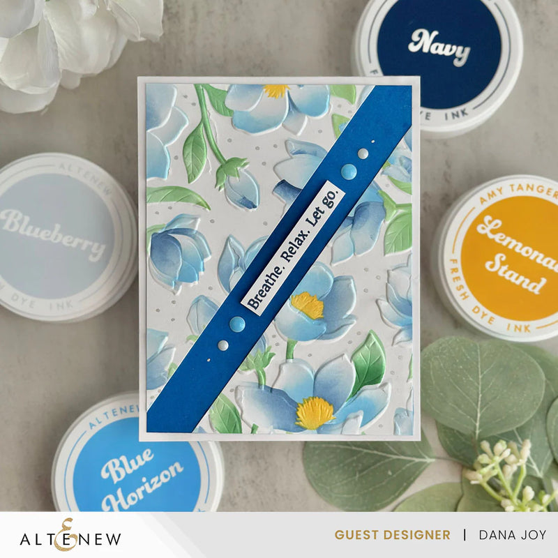 Altenew Magnolia Dreams Botanical 3D Embossing Folder