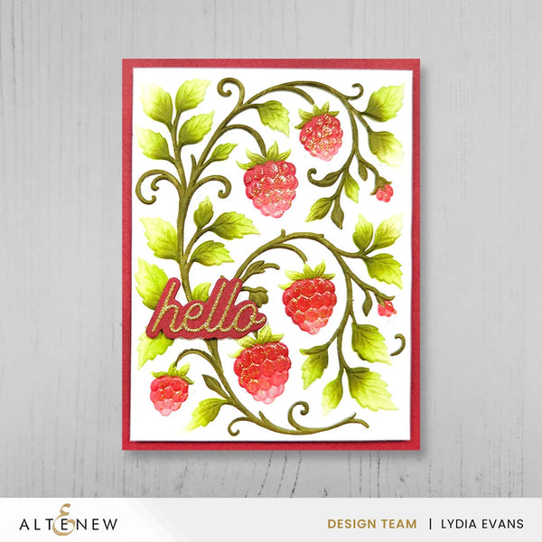 Altenew Raspberry Bliss 3D Embossing Folder