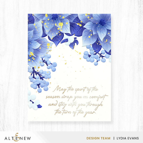 Altenew Winterberry Poinsettias Stencil Set