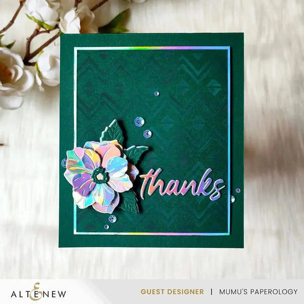 Altenew Heritage Chevron Weaves Stencil