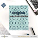 Altenew Heritage Chevron Weaves Stencil