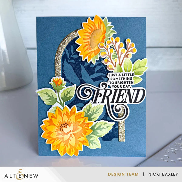 Altenew Stencil Art: Botanical Argyle Layering Stencil Set 6 in 1