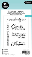 Studio Light Autumn Essentials clear stamp set five pieces