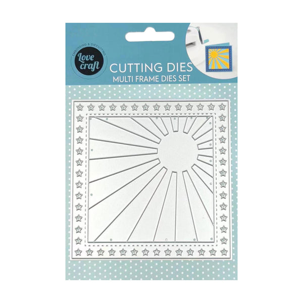 Poppy Crafts Cutting Dies - Multi Frame Die - Sun & Stars*