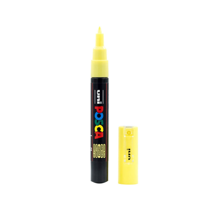 POSCA Extra-Fine Bullet Tip Paint Marker Pen PC-1M - Sunshine Yellow