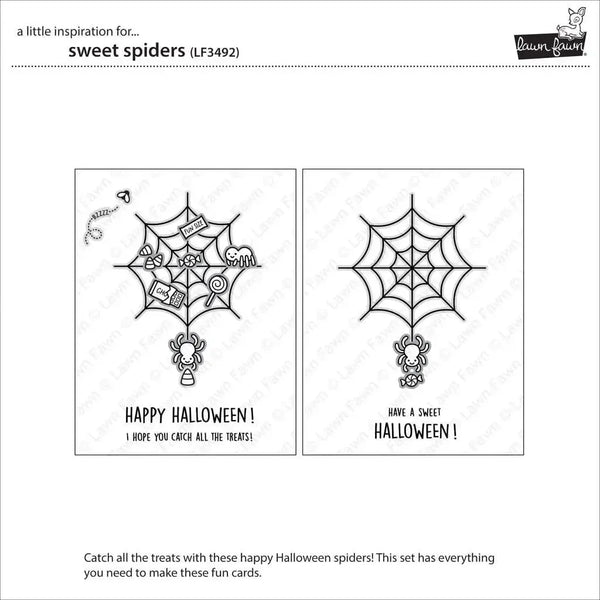Lawn Fawn Clear Stamp Set - Sweet Spiders*