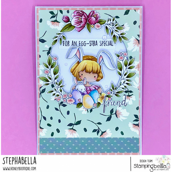 Stamping Bella Cling Stamps Tiny Townie April & Bunny Love Easter*