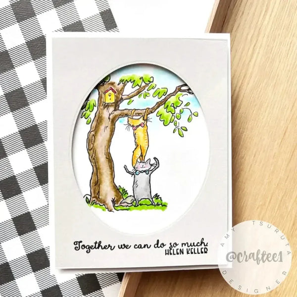 Colorado Craft Company Metal Die Set Team Cats-By Anita Jeram*