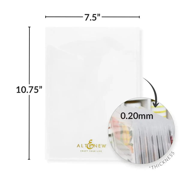 Altenew Storage Pockets: 10.75" x 7.5" (10 pieces/set)