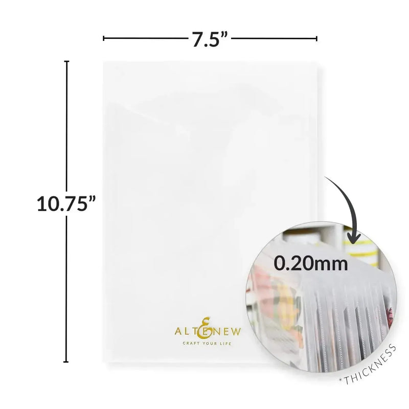Altenew Storage Pockets: 10.75" x 7.5" (10 pieces/set)