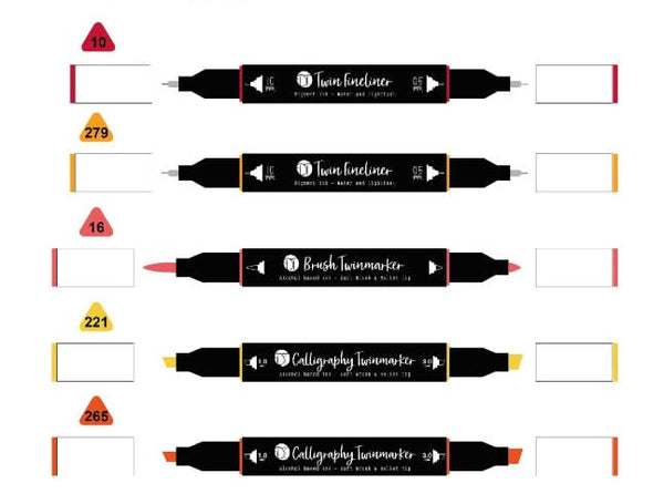 Poppy Crafts Twin Markers Set