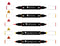 Poppy Crafts Twin Markers Set