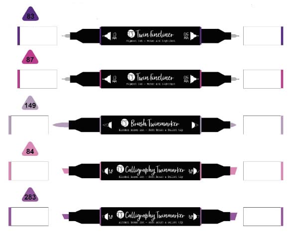 Poppy Crafts Twin Markers Set