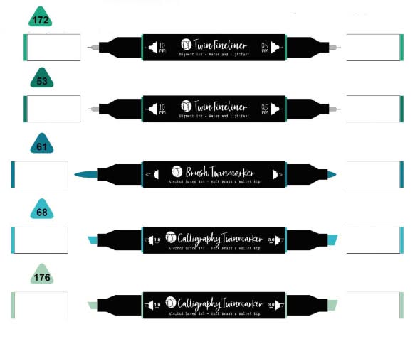 Poppy Crafts Twin Markers Set