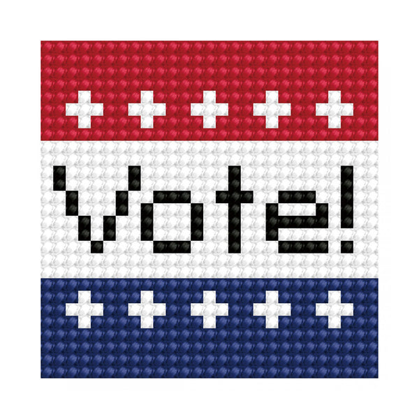 Diamond Dotz Diamond Stickers - Vote