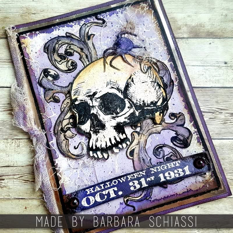 Tim Holtz Cling Stamps 7"X8.5" Foreboding*