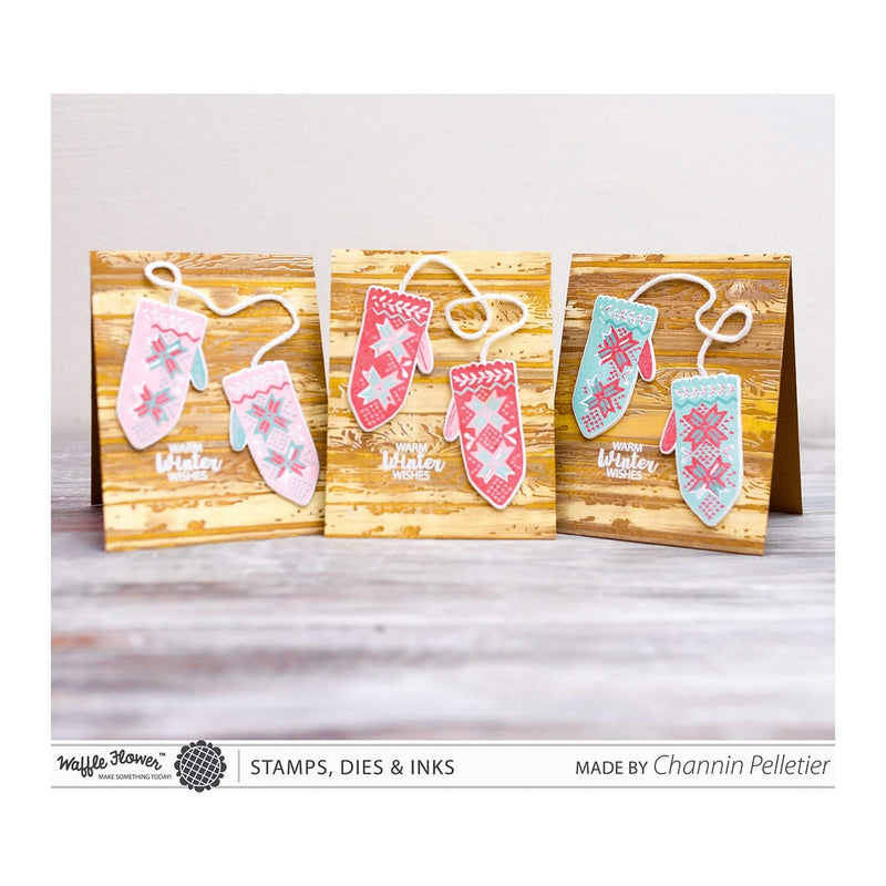 Waffle Flower Crafts Clear Stamp 4"x 6" - Warm Hands*