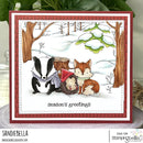 Stamping Bella Cling Stamps Winter Woodland Animal*