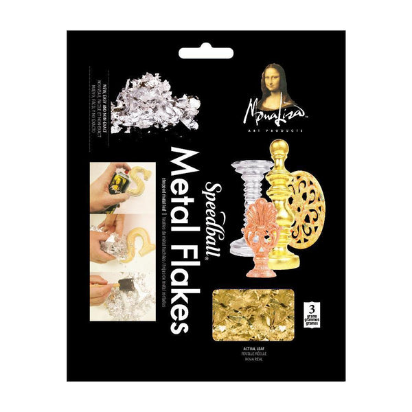 Mona Lisa Metal Leaf Flakes 3g - Gold