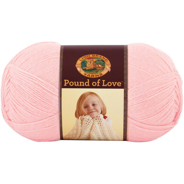 Lion Brand Pound Of Love Baby Yarn - Pastel Pink